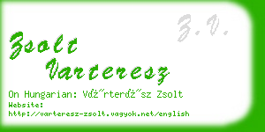 zsolt varteresz business card